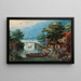 Sommerlandschaft - Christoffel van den Berghe — gerahmtes Bild an der Wand