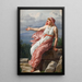 Die Abschiede von Alcyone an ihren Ehemann nach Die Metamorphosen des Ovid - Christoffer Wilhelm Eckersberg — gerahmtes Bild an der Wand