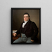 Portrait des Händlers Joseph Raphaël - Christoffer Wilhelm Eckersberg — gerahmtes Bild an der Wand