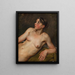 Donna nuda sdraiata - Christoffer Wilhelm Eckersberg — quadro incorniciato alla parete