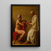 Socrate e Alcibiade - Christoffer Wilhelm Eckersberg — quadro incorniciato alla parete