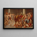 Die Rache des Odysseus an den Freiern Penelopes - Christoffer Wilhelm Eckersberg — gerahmtes Bild an der Wand