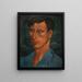Portrait of a Young Man - Christopher Wood — framed artwork on a wall