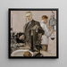 Cronometraggio di un'esperienza, illustrazione pubblicitaria Howard Watch - Frank Xavier Leyendecker — quadro incorniciato alla parete