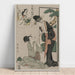 Riproduzione del dipinto Chushingura - Atto V del Magazzino della lealtà - Kitagawa Utamaro