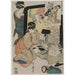 Reproduktion des Gemäldes Chushingura-Gemälde, Akt I des Treue-Lagers - Kitagawa Utamaro
