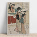 Riproduzione del dipinto Chushingura - Atto VIII del Tesoro della Lealtà - Kitagawa Utamaro