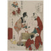 Riproduzione del dipinto Chushingura - Atto X del Tesoro della Lealtà - Kitagawa Utamaro