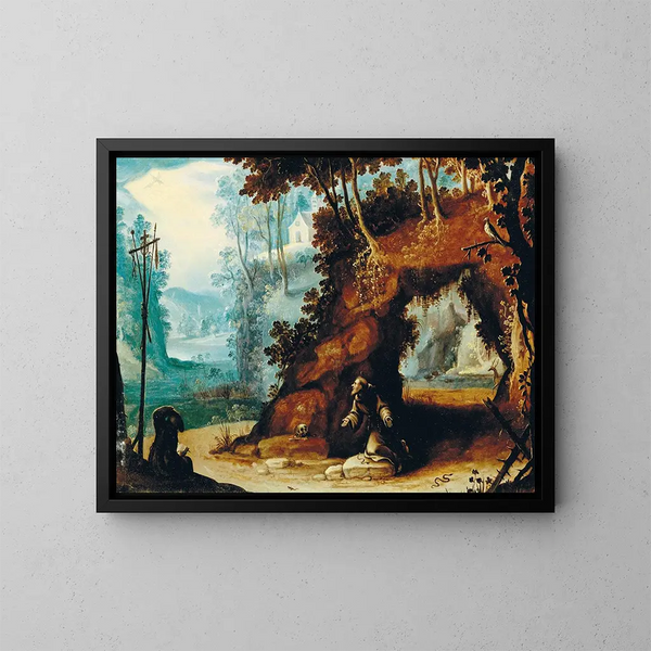 Saint François recevant les stigmates - Cigoli Ludovico Cardi — gerahmtes Bild an der Wand