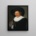 Portrait eines Adligen - Kreis von Frans Hals — gerahmtes Bild an der Wand