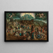 La table de Cébès - Cercle de Hendrik Goltzius — gerahmtes Bild an der Wand