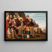 Eine Familie in einem Lager - Kreis von Jacob Gerritsz Cuyp — gerahmtes Bild an der Wand