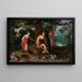 Diane e le sue ninfe circondate dai trofei della caccia - Cerchio di Jan Brueghel il Giovane — quadro incorniciato alla parete