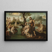 Der Taufe Christi - Kreis von Maarten van Heemskerck — gerahmtes Bild an der Wand