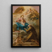 La Vierge et l'Enfant apparaissant à un saint franciscain - Cercle de Michel-François Dandré-Bardon — quadro incorniciato alla parete