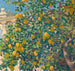 Reproduktion des Gemäldes Zitronenbäume in La Mortola - Theo van Rysselberghe