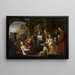 Auferstehung des Lazarus - Claes Moeyaert — gerahmtes Bild an der Wand