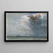 Schiff auf See während eines Sturms - Clarkson Stanfield — gerahmtes Bild an der Wand