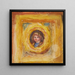 Claude Renoir en Médaillon - Pierre — gerahmtes Bild an der Wand