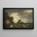 Ein Schiffsunglück - Claude-Joseph Vernet — gerahmtes Bild an der Wand