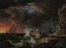 Ein Schiffsunglück mit Landungsfiguren - Claude-Joseph Vernet — Ansicht des Kunstwerks