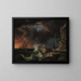 Ein Schiffsunglück mit Landungsfiguren - Claude-Joseph Vernet — gerahmtes Bild an der Wand