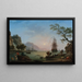 Porto di pesca all'alba - Claude-Joseph Vernet — quadro incorniciato alla parete