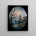 Paesaggio con lavandaie - Claude-Joseph Vernet — quadro incorniciato alla parete