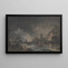 Tempesta - Claude-Joseph Vernet — quadro incorniciato alla parete
