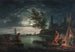 Die vier Tageszeiten, Nacht - Claude-Joseph Vernet — Ansicht des Kunstwerks