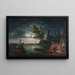 Die vier Tageszeiten, Nacht - Claude-Joseph Vernet — gerahmtes Bild an der Wand