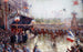 La Place de l'Hôtel de Ville le 20 octobre 1918, manifestazione in onore della classe 1920 - Claude Charles Bourgonnier — vista dell’opera