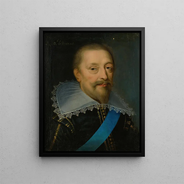 Claude Druet - Portrait Of A Man With Blue Sash.webp