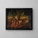Processione antica che si dirige verso un tempio - Claude Joseph Vernet — quadro incorniciato alla parete