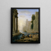 Embarquement de Sainte Paule - Claude Lorrain — gerahmtes Bild an der Wand