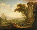 Paesaggio con satiro e ninfa - Claude Lorrain — vista dell’opera