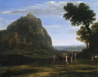 Claude Lorrain - View of Delphi with a Procession.webp