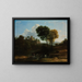 Villa nella campagna romana - Claude Lorrain — quadro incorniciato alla parete
