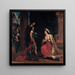Cleopatra und Octavius - Guercino — gerahmtes Bild an der Wand
