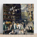 Cliff Dwellers - George Wesley Bellows — wall display of the artwork