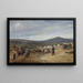 Vaugirard während der Belagerung von Paris 1870 - Clément-Auguste Andrieux — gerahmtes Bild an der Wand