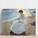 Reproduktion des Gemäldes Clotilde am Strand - Joaquín Sorolla