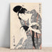 Reproduktion des Gemäldes Friseurin - Kitagawa Utamaro