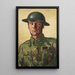 Ein Artillerist - Colin Gill — gerahmtes Bild an der Wand