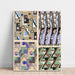 Reproduktion des Gemäldes Collection Décors et Couleurs Pl.05 - Georges Valmier