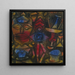 Sammlung von Figuren - Paul Klee — gerahmtes Bild an der Wand