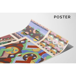 Collection decors et couleurs Pl.20 - Georges Valmier | Reproduction Tableau Décoration murale affiche copie