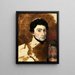 Selbstporträt - Colonel William Light — gerahmtes Bild an der Wand
