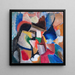 Komposition aus Farben - John JonAnd — gerahmtes Bild an der Wand