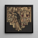 Reproduction of the painting Conception for a window in the City Hall of Amsterdam 3 - Richard Nicolas Roland Holst